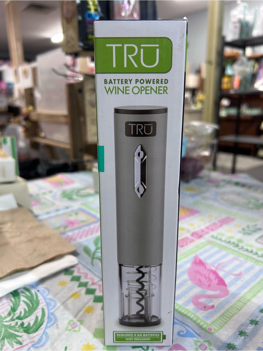 Battery Powered Wine Opener - Silver